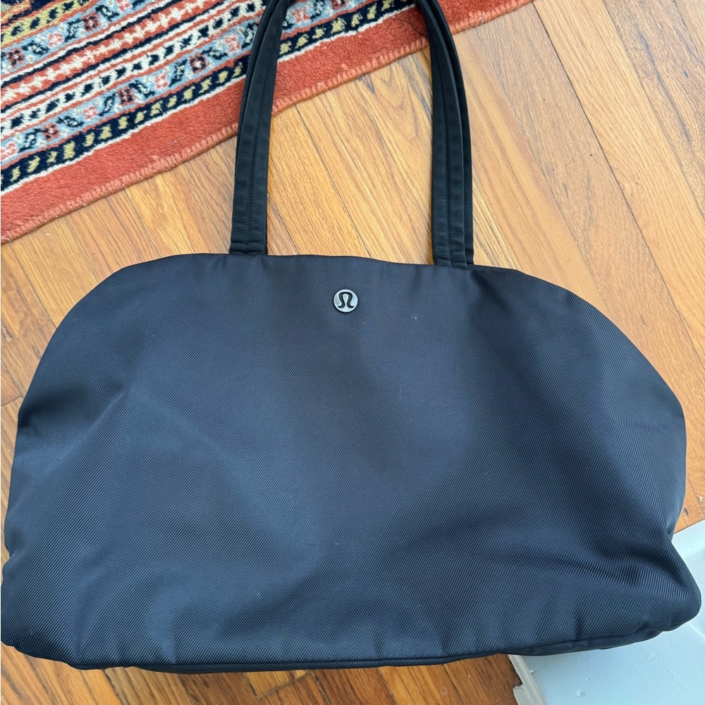 Lululemon Black Tote Bag